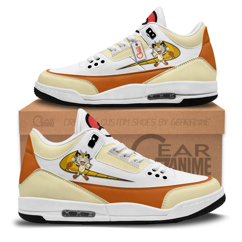 Meowth J3 Sneakers Custom Anime