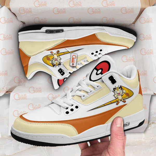 Meowth J3 Sneakers Custom Anime