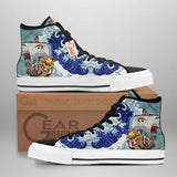 Thousand Sunny Kanagawa Great High Top Shoes Anime HA2906