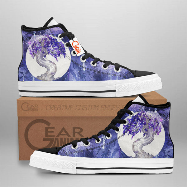 Japanese Wisteria High Top Shoes Anime HA2706