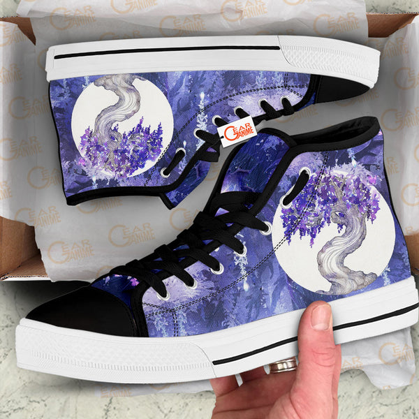 Japanese Wisteria High Top Shoes Anime HA2706