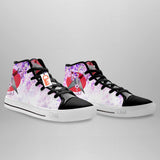 Japanese Wisteria Kunai High Top Shoes Anime