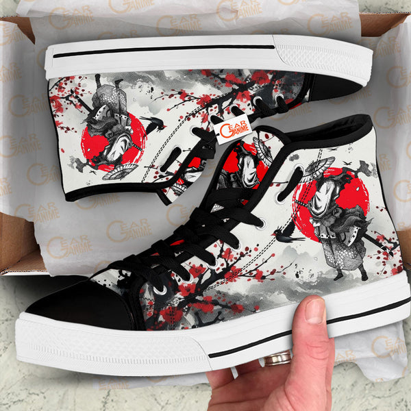 Japanese Ronin High Top Shoes Anime