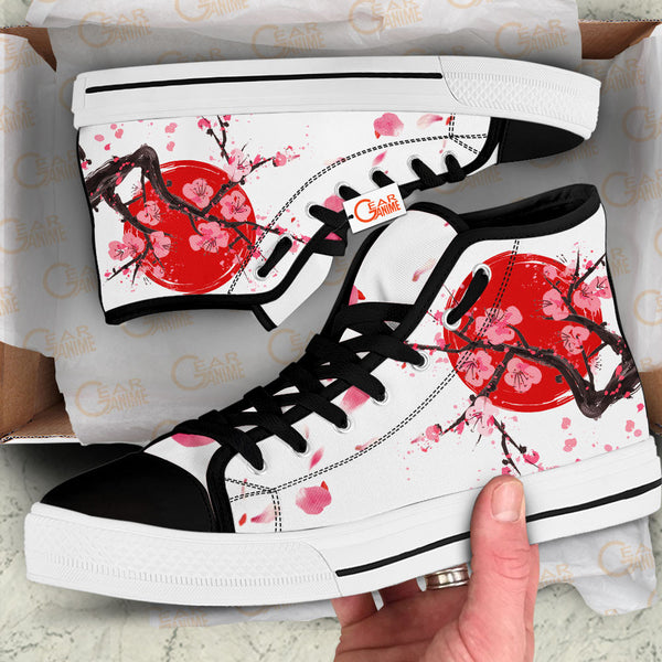 Japanese Cherry Blossom High Top Shoes Anime HA2706