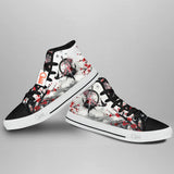 Japanese Katana Zen Circle High Top Shoes Anime HA2806