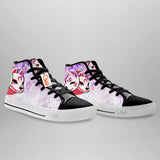 Japanese Wisteria Kitsune High Top Shoes Anime