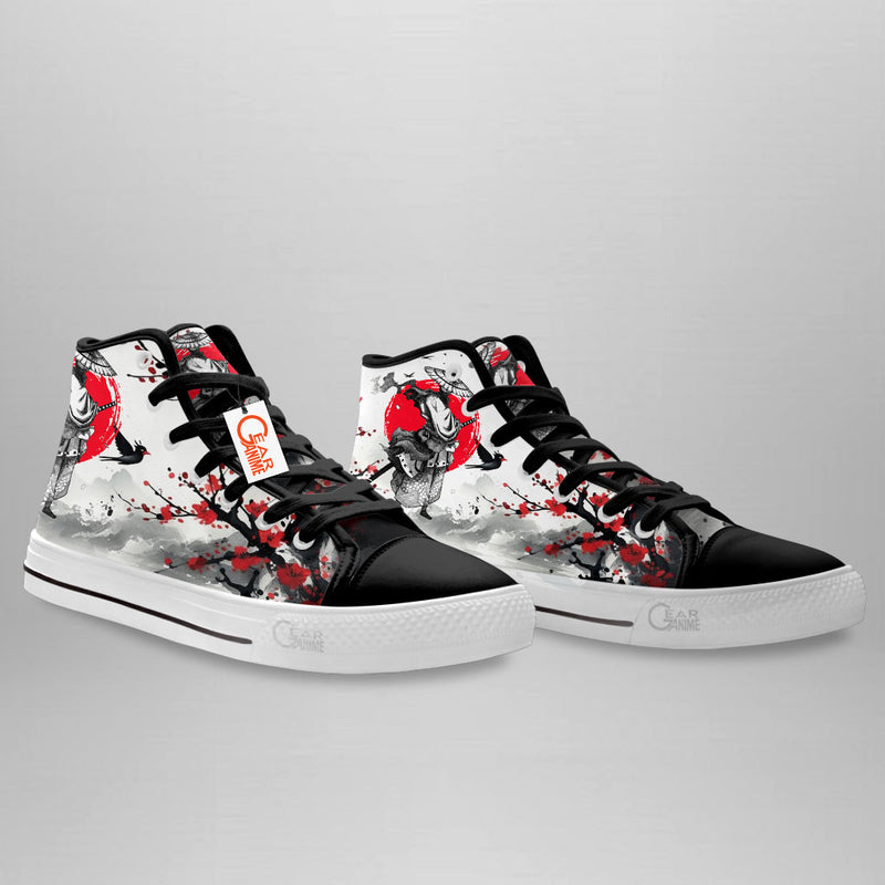 Japanese Ronin High Top Shoes Anime