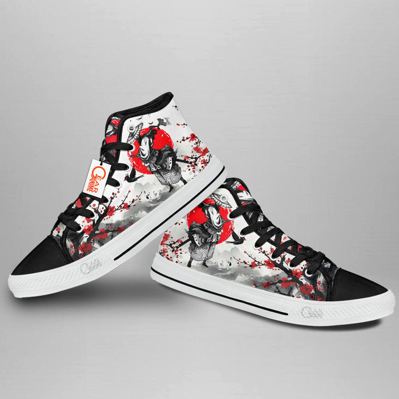 Japanese Ronin High Top Shoes Anime