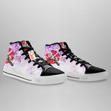 Japanese Wisteria Katana High Top Shoes Anime