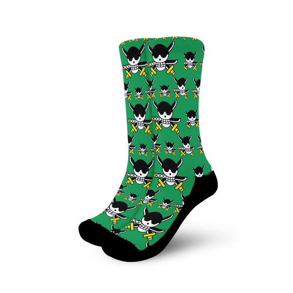 Roronoa Zoro Socks Symbols Pattern Anime VA0507