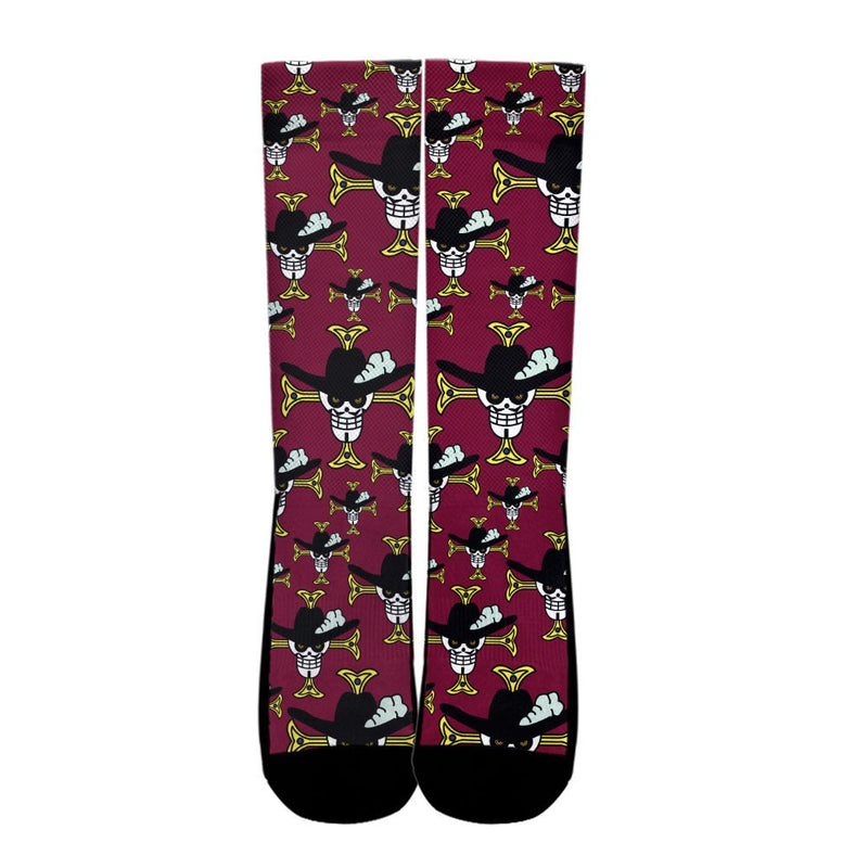 Dracule Mihawk Socks Symbols Pattern Anime VA0507