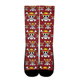 Monkey D. Luffy Socks Symbols Pattern Anime VA0507