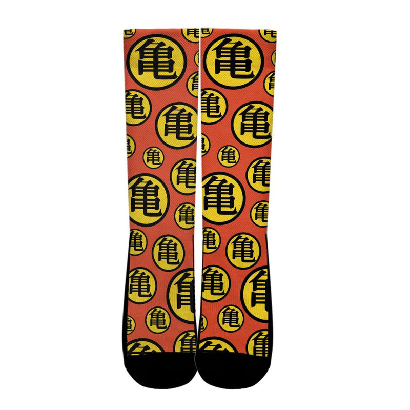 Goku Turtle Hermit Socks Symbols Pattern Anime VA0507