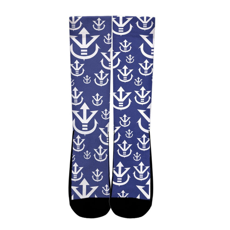 Vegeta Saiyan Royal Family Socks Symbols Pattern Anime VA0507