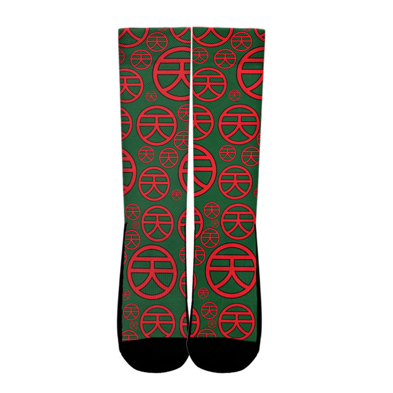 Tien Shinhan Socks Symbols Pattern Anime VA0507