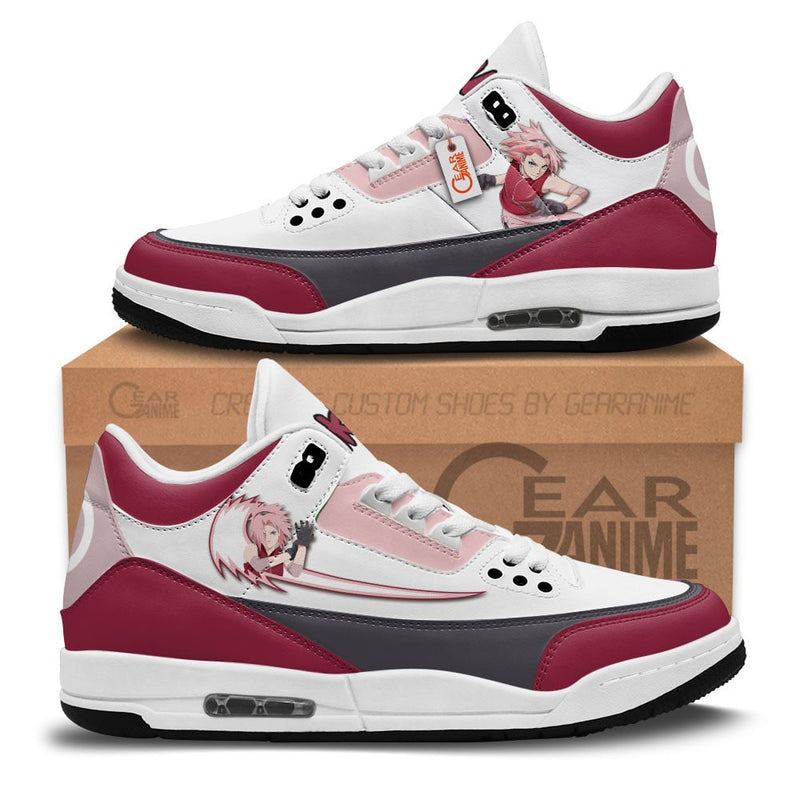 Sakura Haruno J3 Sneakers Custom Anime