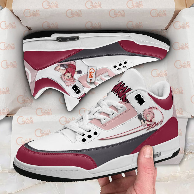 Sakura Haruno J3 Sneakers Custom Anime