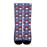 Sasuke Uchiha Socks Symbols Pattern Anime VA0507