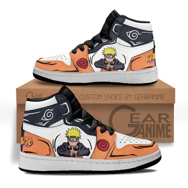 Uzumaki Kids Shoes Custom Anime Shoes