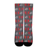 Kiba Inuzuka Socks Symbols Pattern Anime VA0507