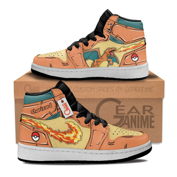 Charizard Kid Sneakers Personalized Name