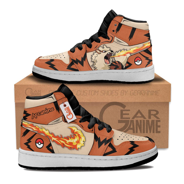 Arcanine Kids Shoes Personalized