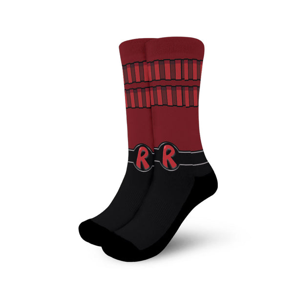 Red Riot Socks Costume Style VA0507