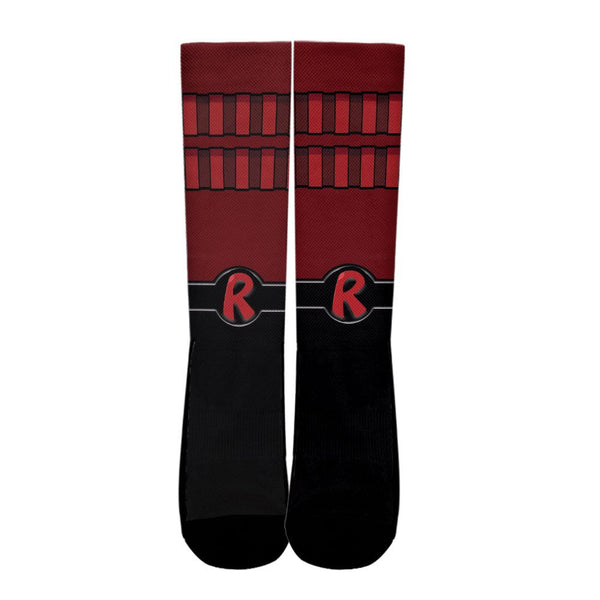 Red Riot Socks Costume Style VA0507