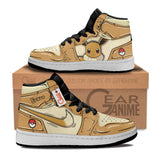 Eevee Kids J1 Sneakers Anime Custom Name