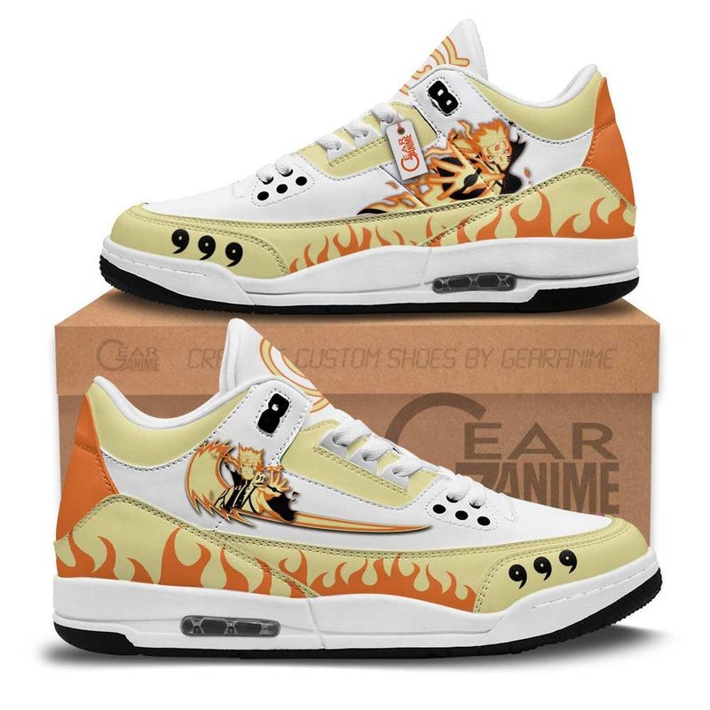 Uzumaki Bijuu J3 Sneakers Custom Anime