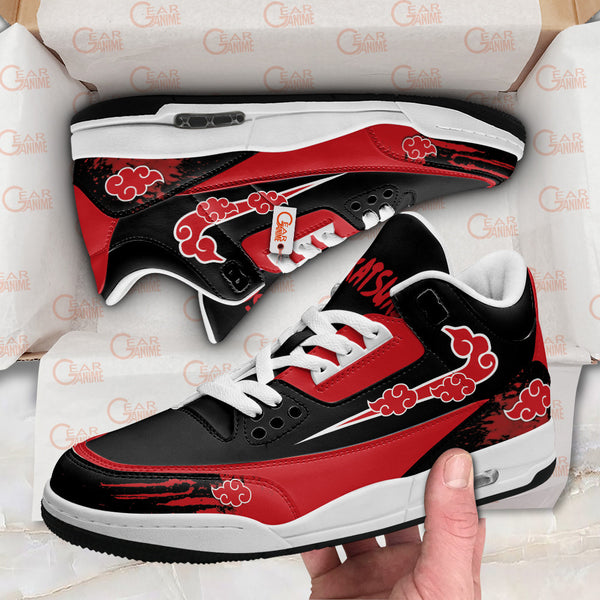 Akatsuki J3 Sneakers Custom Anime