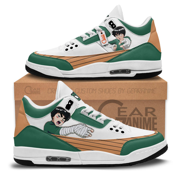 Rock Lee J3 Sneakers Custom Anime