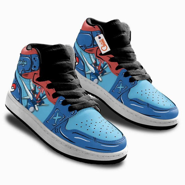 Greninja Kids Shoes Personalized