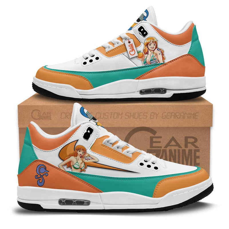 Nami J3 Sneakers Custom Anime