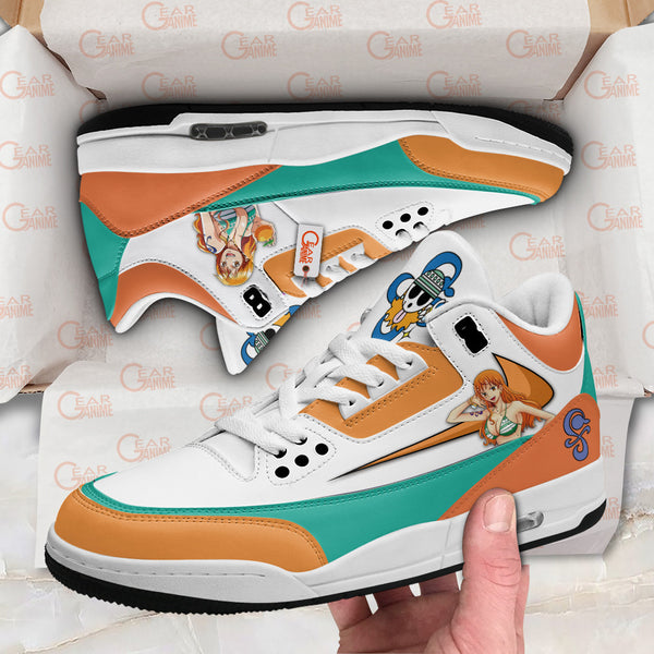 Nami J3 Sneakers Custom Anime