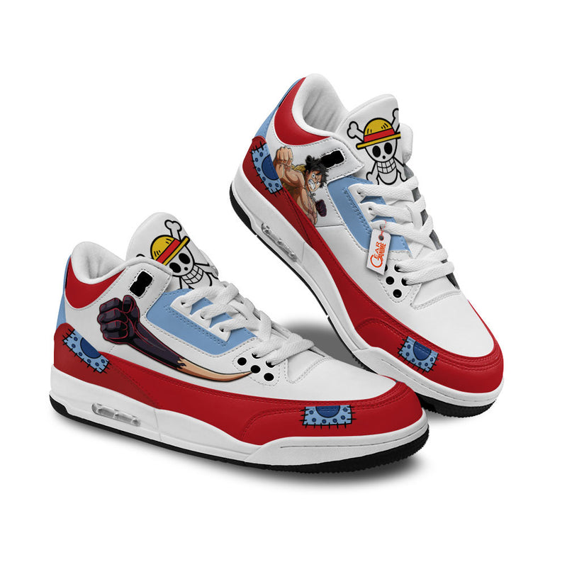 Luffy Wano Arc J3 Sneakers Custom Anime