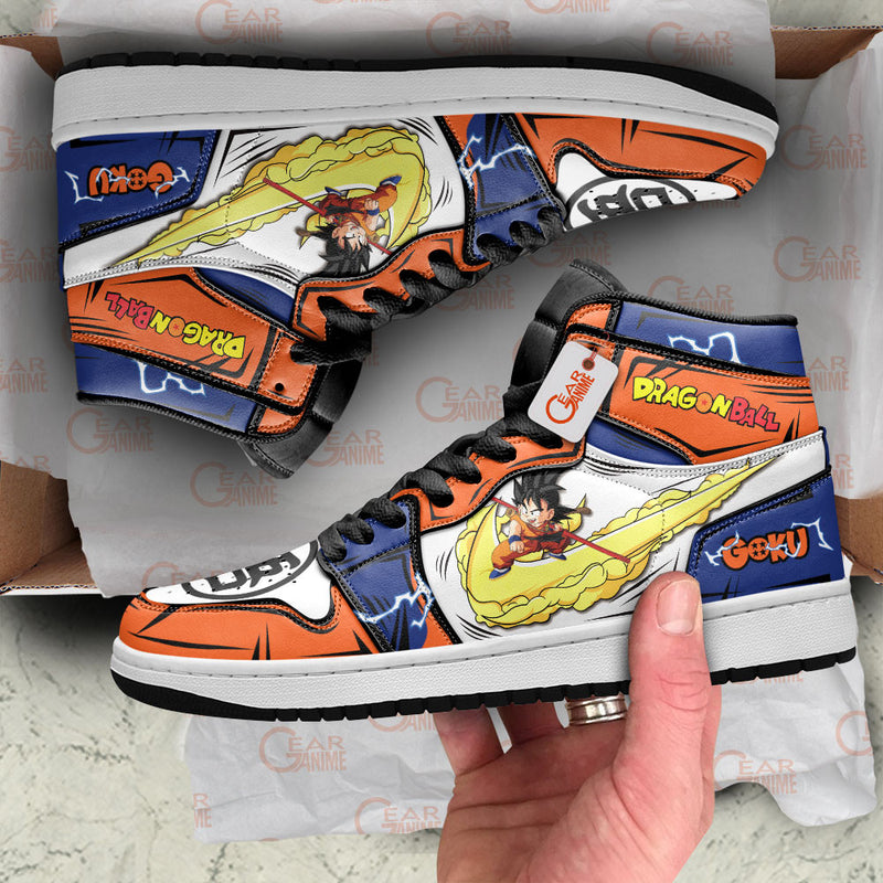 Goku Kid Nimbus J1 Sneakers Custom Shoes