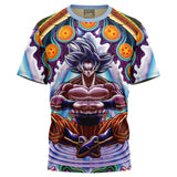 Trippy Ultra Instinct Goku Dragon Ball Super T-Shirt