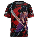 Trippy Sasuke Uchiha Naruto T-Shirt