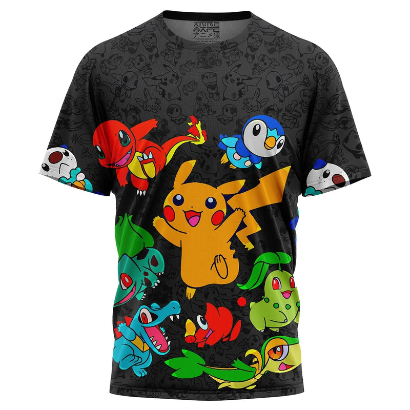 Vibing Pokemon Characters T-Shirt