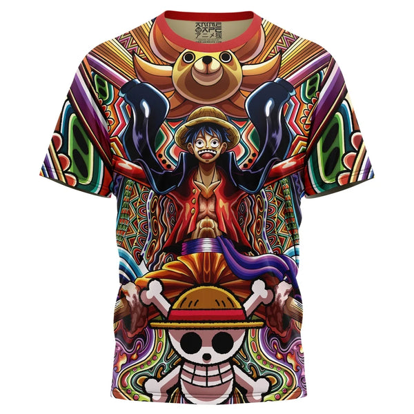 Trippy Monkey D. Luffy One Piece T-Shirt