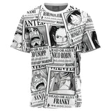 Straw Hat Wanted One Piece T-Shirt