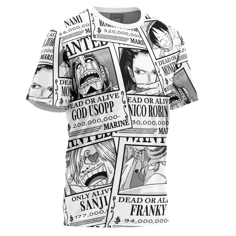 Straw Hat Wanted One Piece T-Shirt