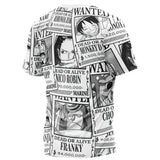 Straw Hat Wanted One Piece T-Shirt