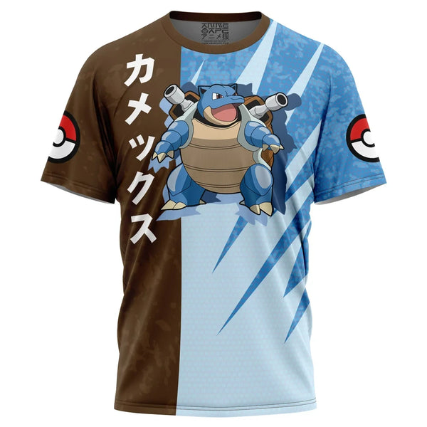 Blastoise Attack Pokemon T-Shirt