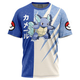 Wartortle Attack Pokemon T-Shirt