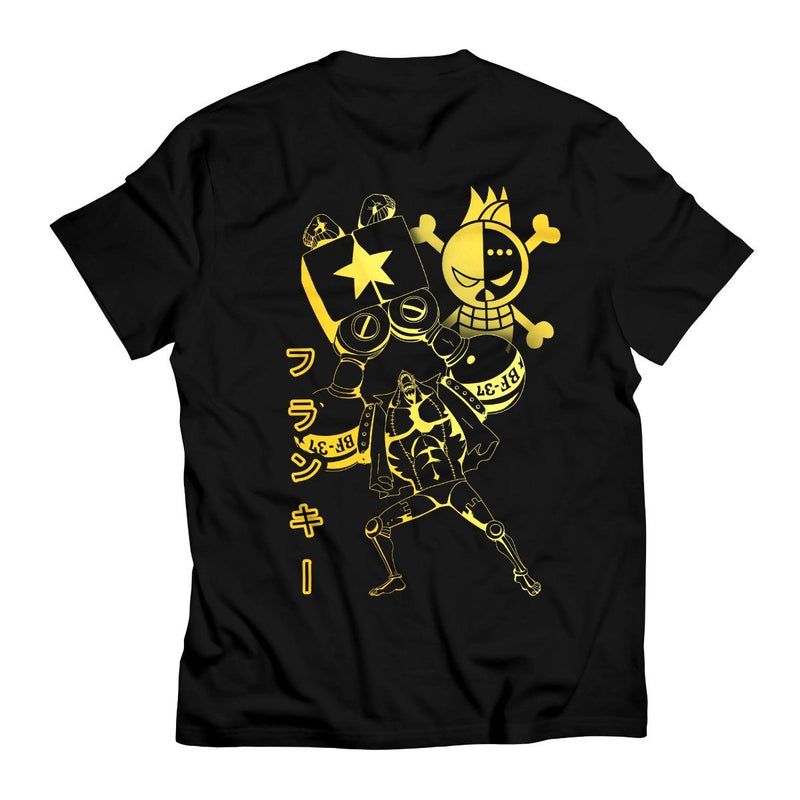 One Piece T-shirts – Gold Franky Unisex T-Shirt