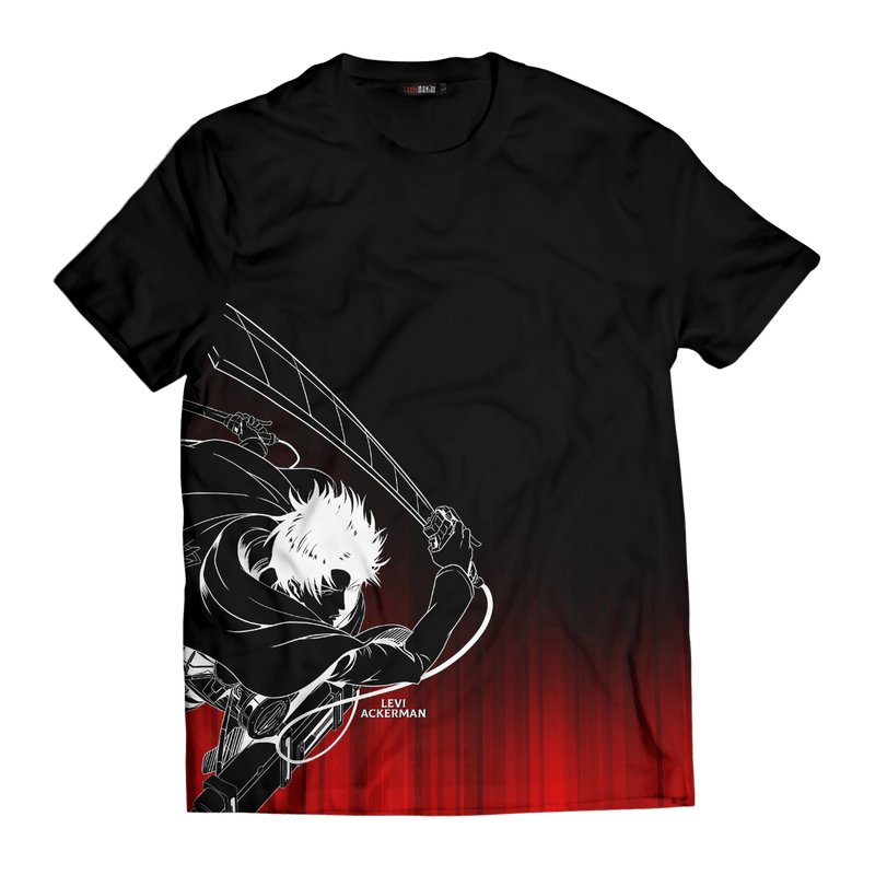 Attack On Titan T-Shirts – Levi Semblance Unisex T-Shirt