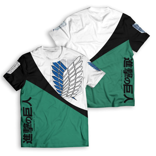 Attack On Titan T-Shirts – Survey Corps Scouts Unisex T-Shirt