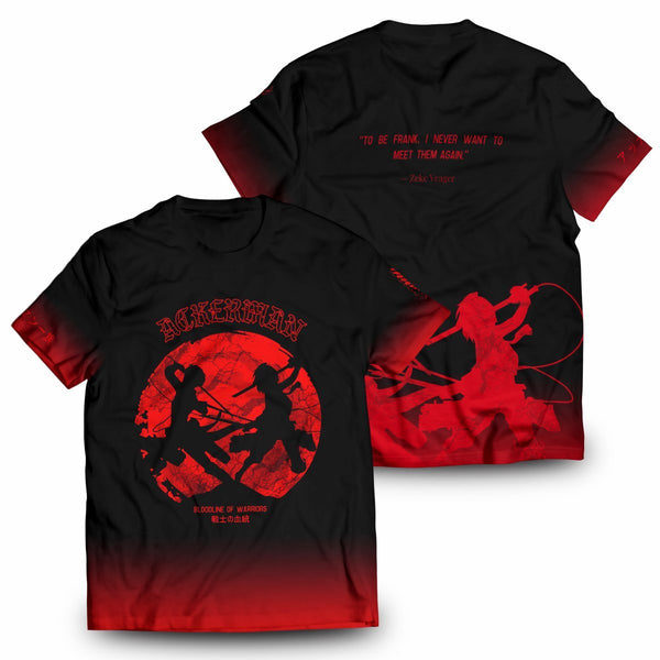 Attack On Titan T-Shirts – Ackerman Bloodline Unisex T-Shirt